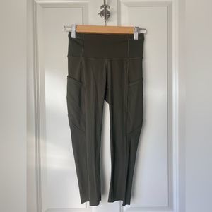 Lululemon Fast and Free Crop II *Nulux 19”